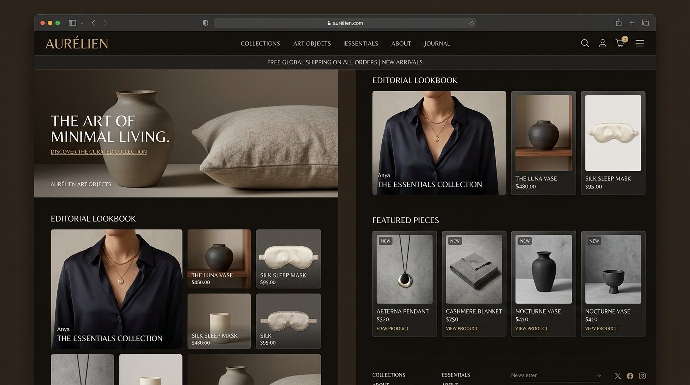 North & Co luxury eCommerce store